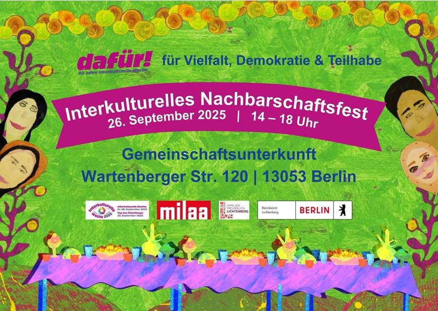 Einladungskarte zum beschriebenen Fest 