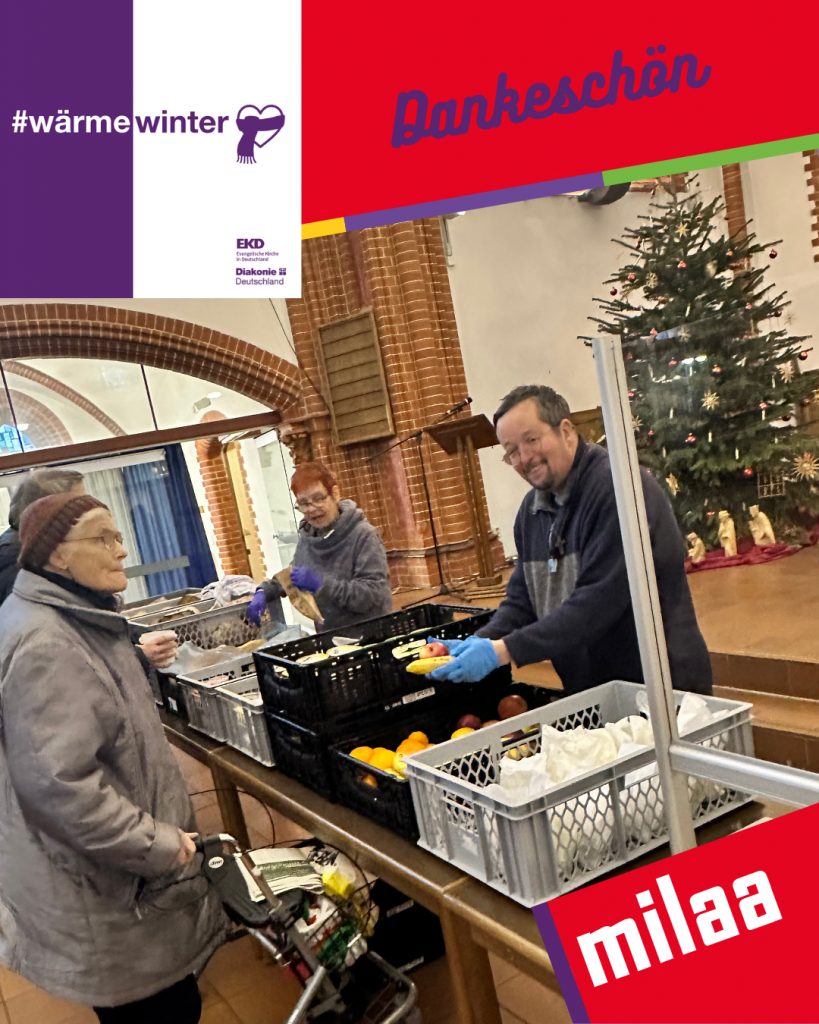 Essensausgabe der AWE