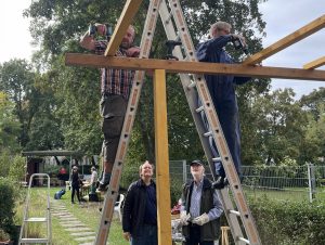 Während der Arbeiten